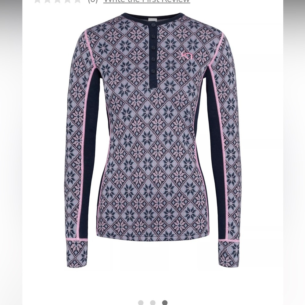 KARI TRAA -Women's Rose Long Sleeve Top size large